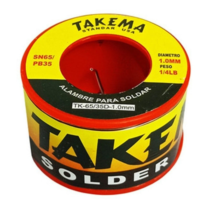 Estaño 1mm 65/35 100gr Takema