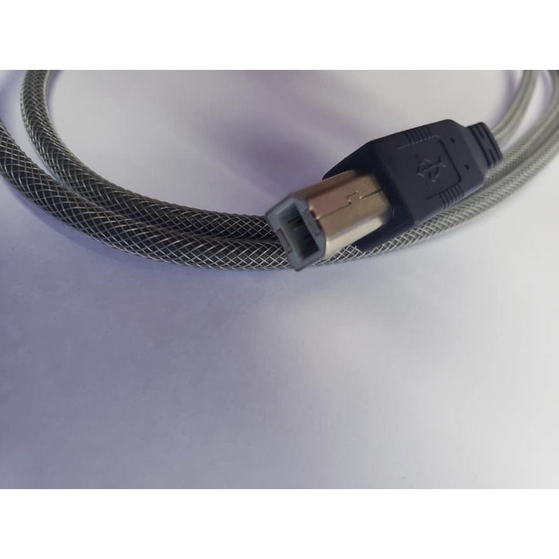 Cable Pra Impresora Usb A- B  1.2 Metros Negro