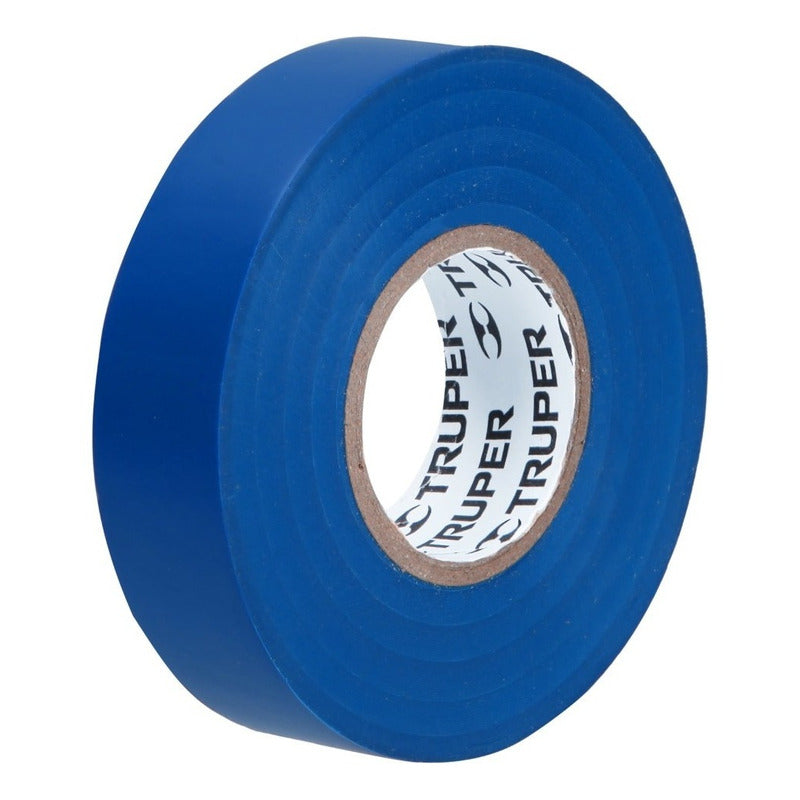 Cinta Aislante Truper 18m X 19mm Azul