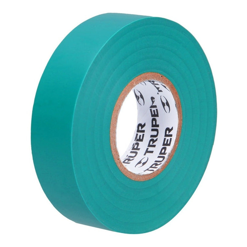 Cinta Aislante Truper 18m X 19mm Verde