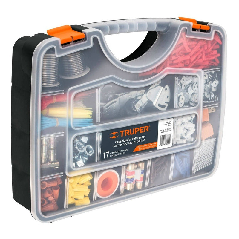 Organizador Reforzado Con 17 Compartimentos, Truper 19939