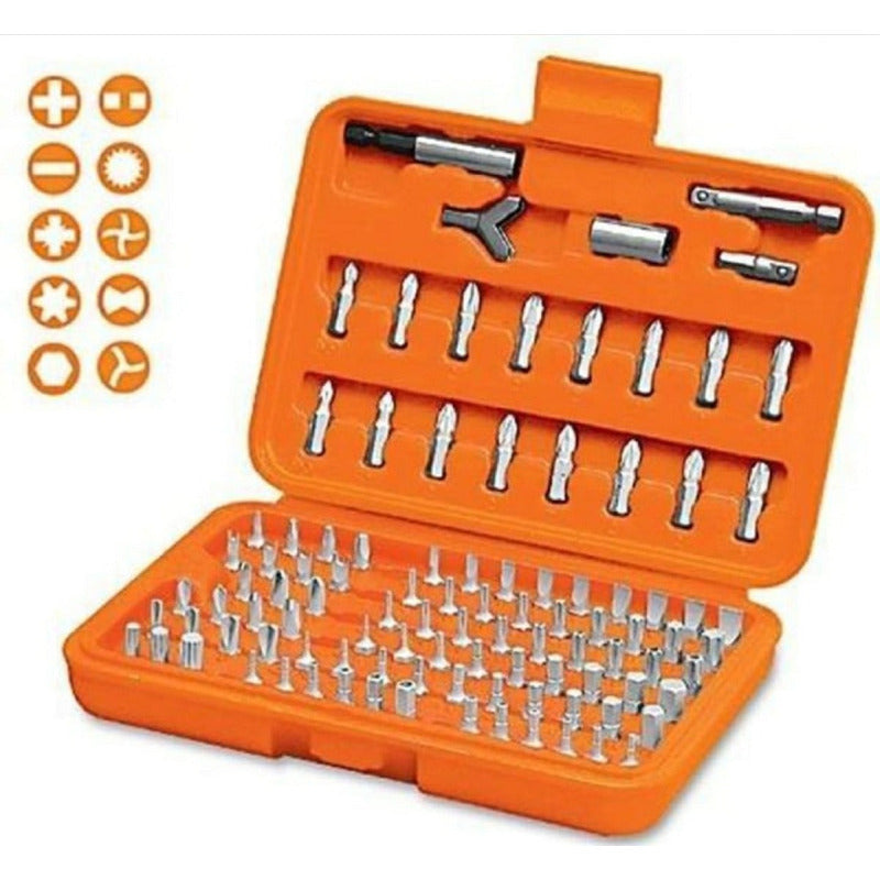 Juego De 100 Puntas, Largo 1 PuLG  Con Estuche