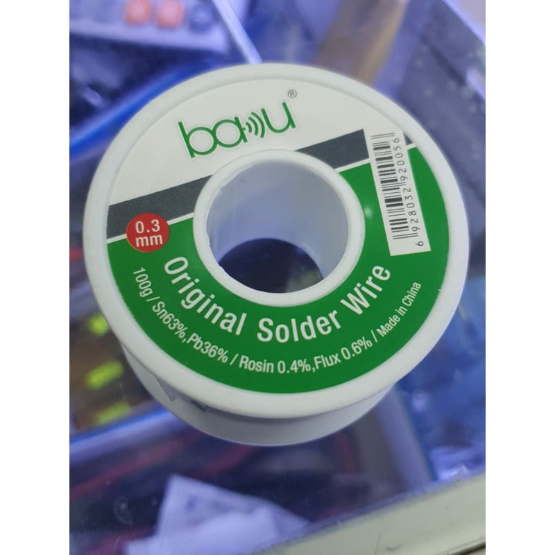 Rollo De Estaño De 100gr - 0.3mm