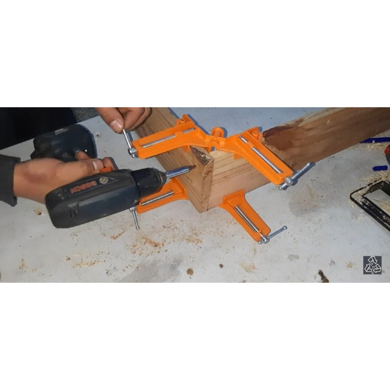 Prensa Esquinera De 3  Cuerpo De Aluminio Truper