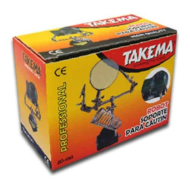 Porta Cautin Con Cocodrilos Y Lupa