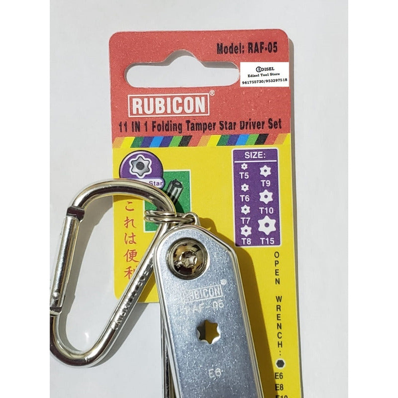 Juego Destornillador Torx  Con Seguro Ts5 -ts15