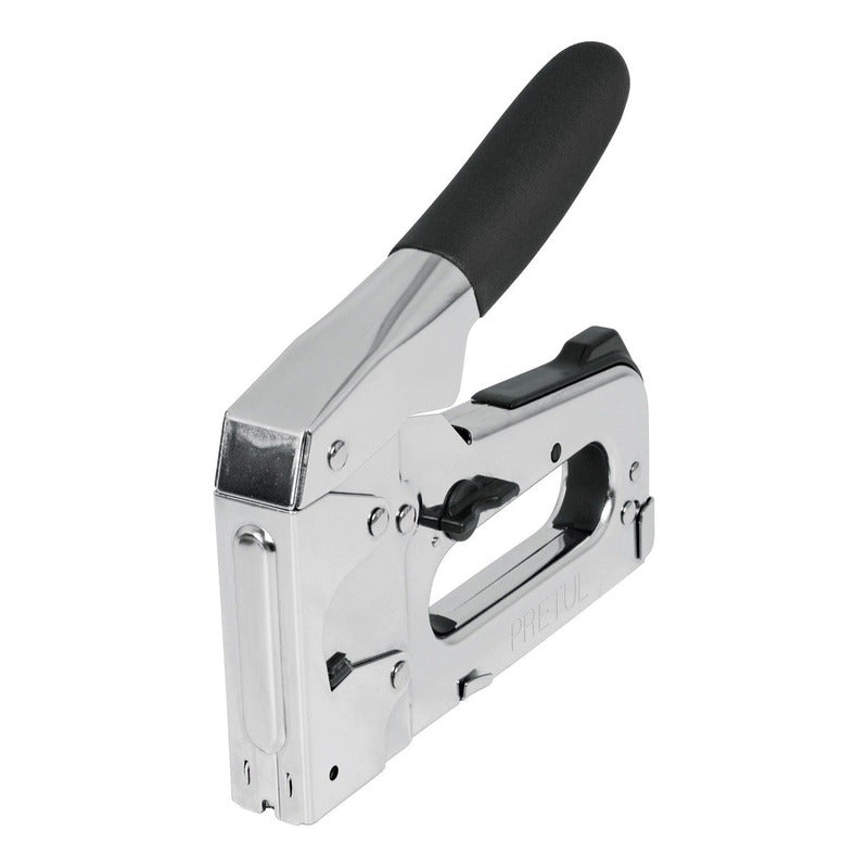 Engrapadora Tipo Pistola C/500 Grapas (5/16  Y 1/2 ), Pretul