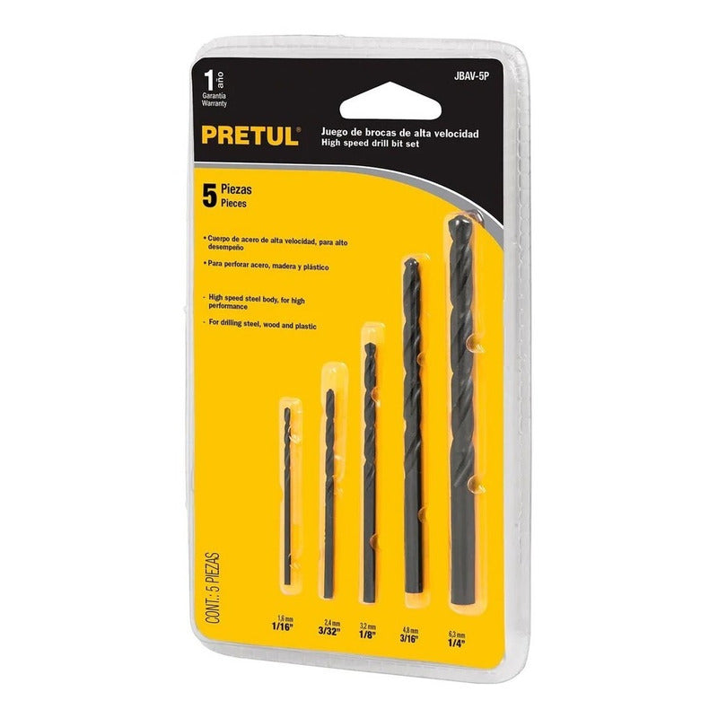 Juego De Brocas Para Metal Pretul