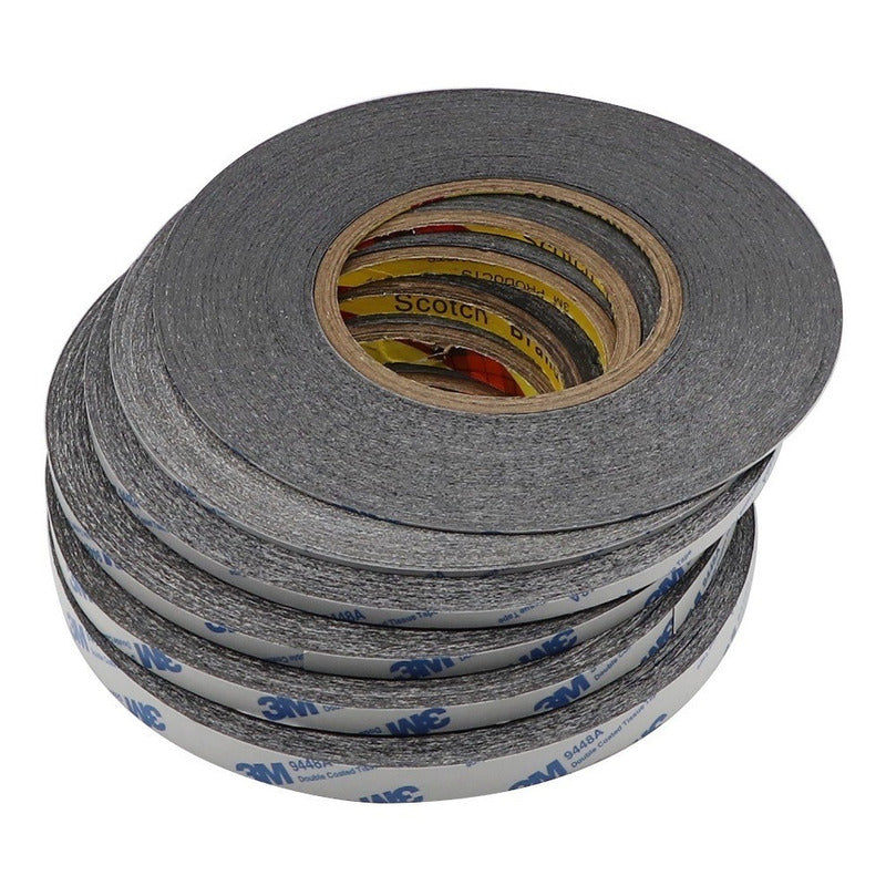 Cinta Doble Contacto Negro 3 M 15mmx0,07mmx50m