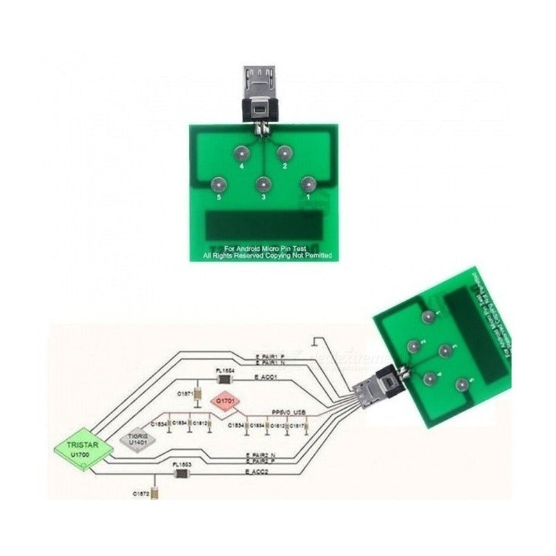 Dock Flex Testeador Para Los Pines De Carga Android / iPhone