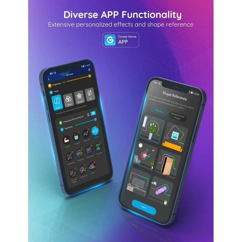 Luz Led Tira De Neon Govee 2 Metros