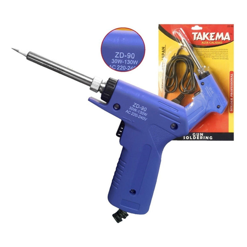Pistola De Soldar Takema Punta Fina De 30w-130w