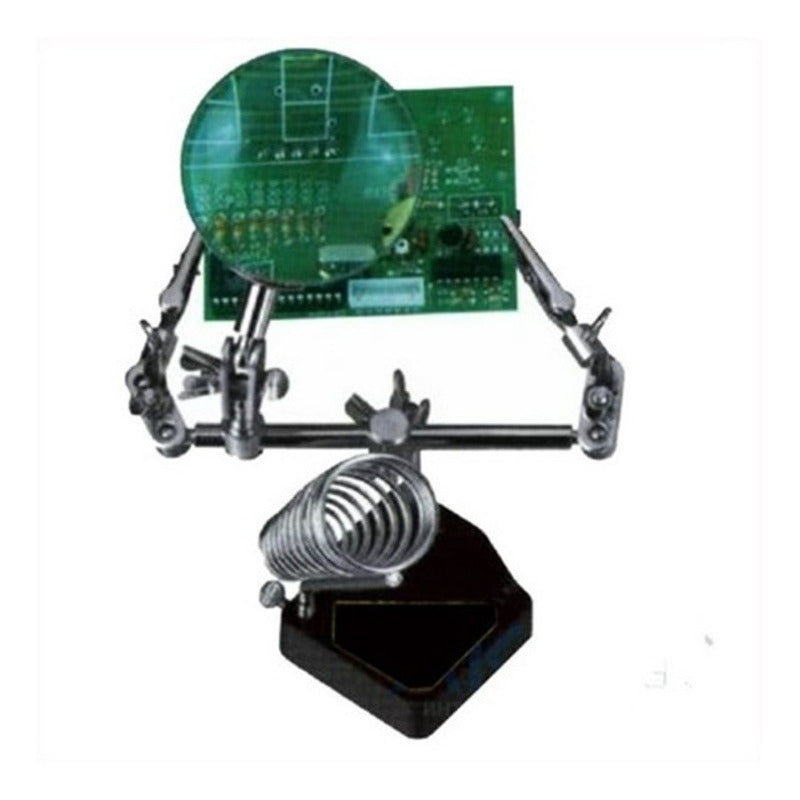 Porta Cautin Con Cocodrilos Y Lupa