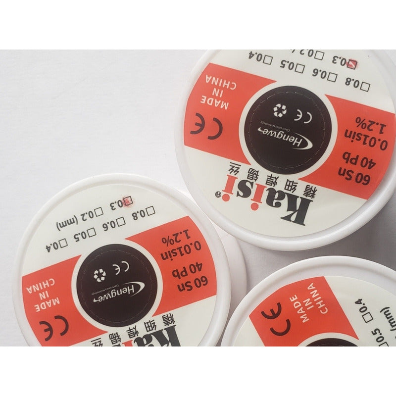 Rollo De Estaño Kaisi 50gr 0.3mm