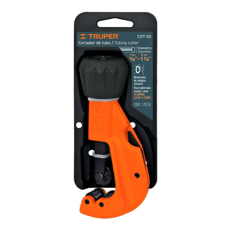 Cortador Tubo De Cobre 1/8  A 1-1/4  Cuchilla 18 Mm, Truper