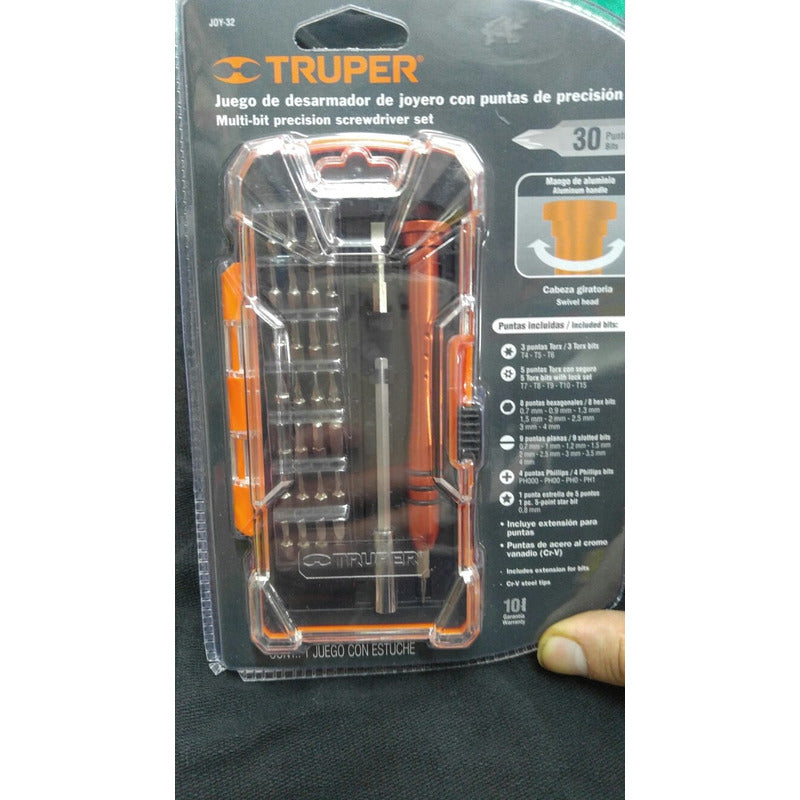 Juego De Desarmador De Joyero 30 Pzas Truper
