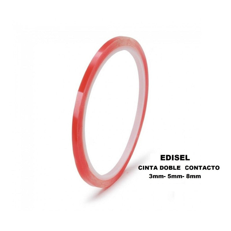 Cinta Doble Contacto Pegar Carcasas Batería De Celulares 8mm