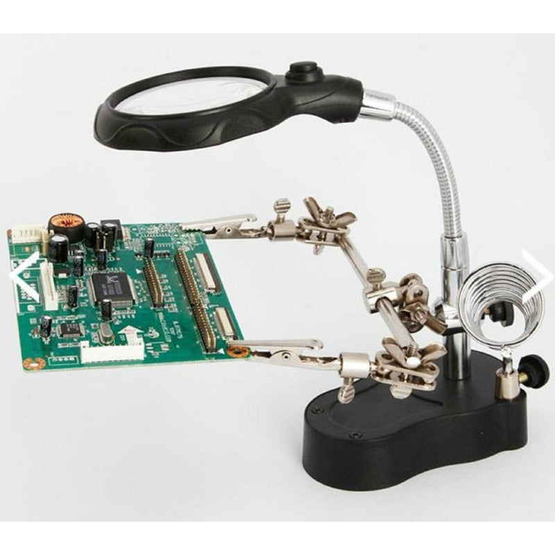 Soporte Con Lupa Para Circuitos ZD-126-2