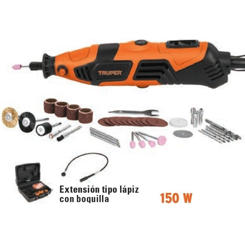 Mini Taladro+ Kit Accesorios+ Maletín 150w